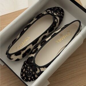 Chanel Pony Hair Ballet Flats
